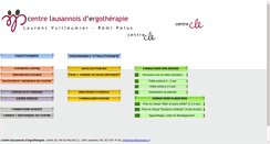 Desktop Screenshot of ergotherapeute.ch